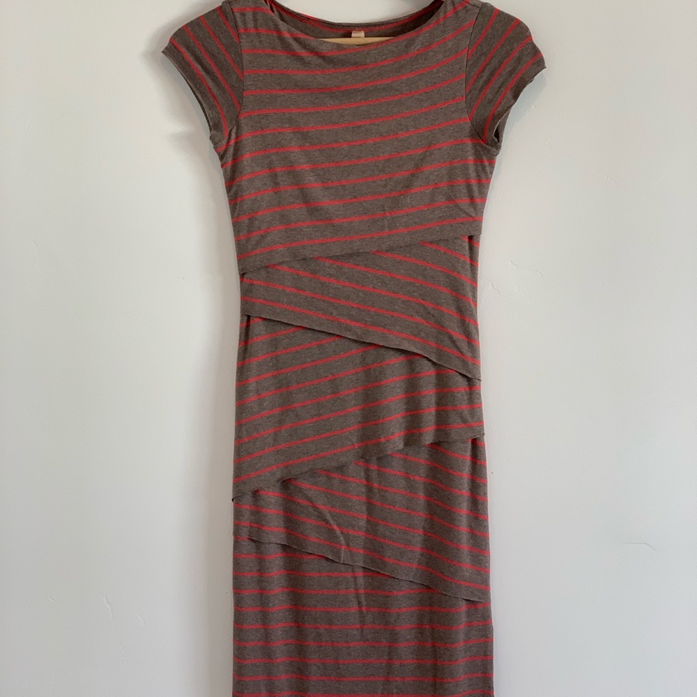Anthropologie Bodycon Striped Dress XS